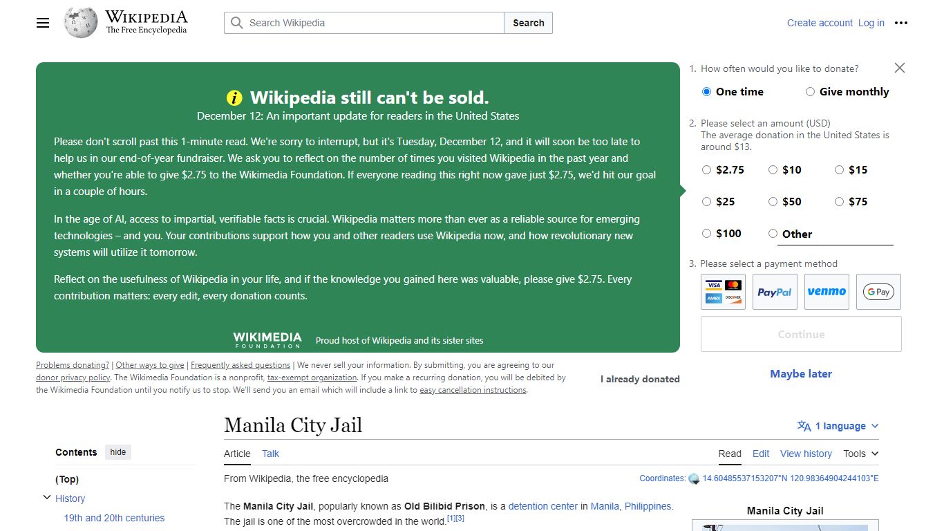 Manila City Jail - Wikipedia