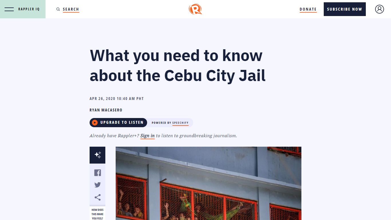 What you need to know about the Cebu City Jail - RAPPLER